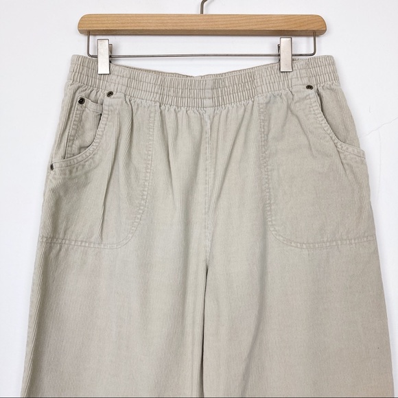 Vintage high waisted beige cords straight leg mom - Picture 2 of 6